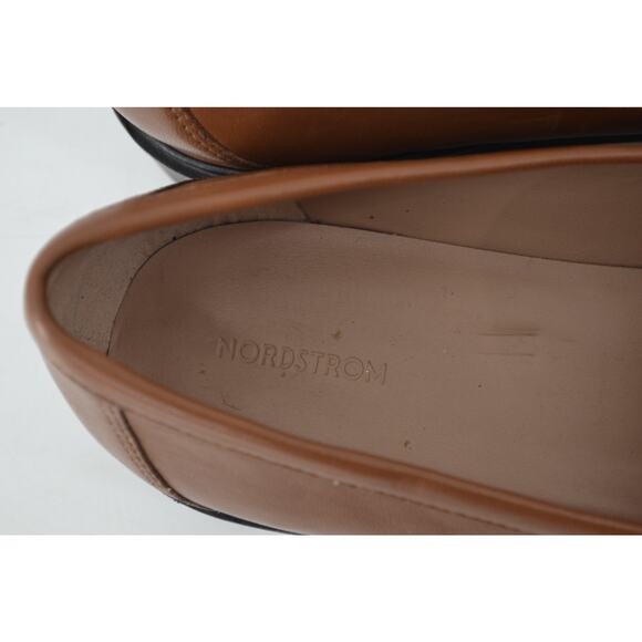 Nordstrom Women's Size 12 Lafayette Brown Loafer Leather - Picture 9 of 12